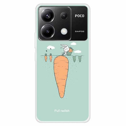 For Xiaomi Redmi Note 13 Pro 5G / Poco X6 5G TPU Phone Case Pattern Printing Back Cover