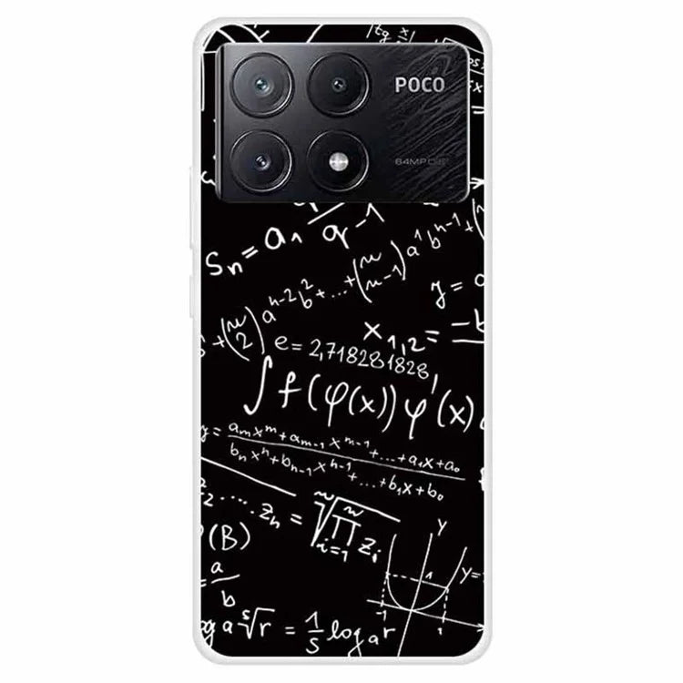 For Xiaomi Poco X6 Pro 5G / Redmi K70E 5G Case Pattern Print Slim TPU Phone Cover