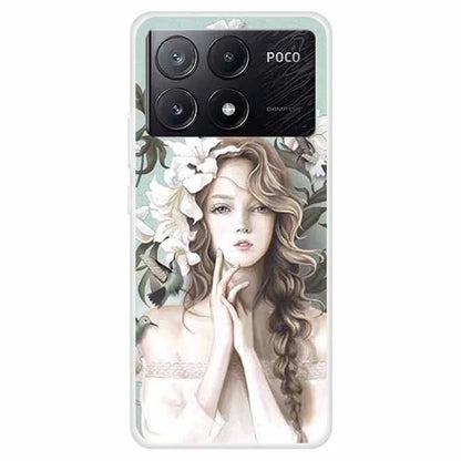 For Xiaomi Poco X6 Pro 5G / Redmi K70E 5G Case Pattern Print Slim TPU Phone Cover