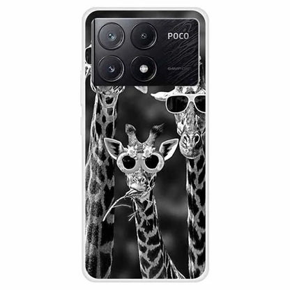 For Xiaomi Poco X6 Pro 5G / Redmi K70E 5G Case Pattern Print Slim TPU Phone Cover