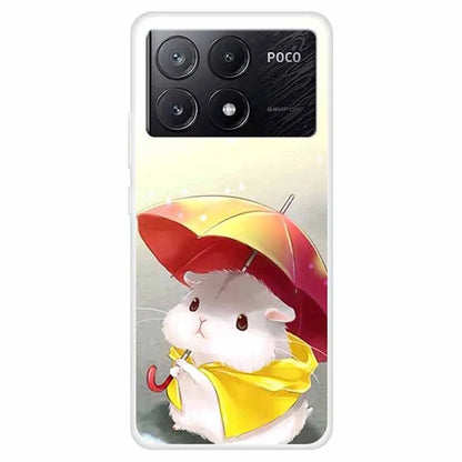 For Xiaomi Poco X6 Pro 5G / Redmi K70E 5G Case Pattern Print Slim TPU Phone Cover