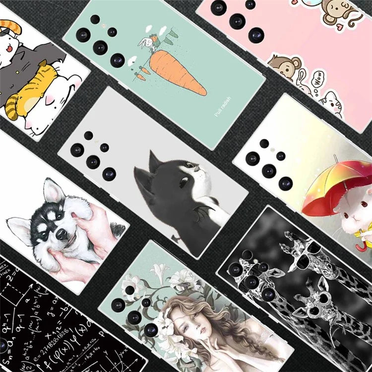 For Samsung Galaxy S24 Ultra Case Pattern Printing TPU Phone Back Cover