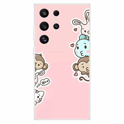 For Samsung Galaxy S24 Ultra Case Pattern Printing TPU Phone Back Cover