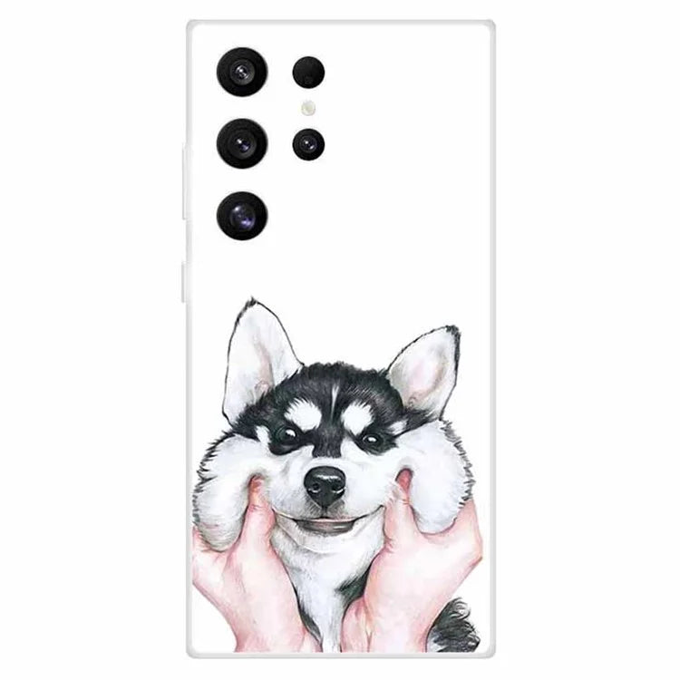 For Samsung Galaxy S24 Ultra Case Pattern Printing TPU Phone Back Cover