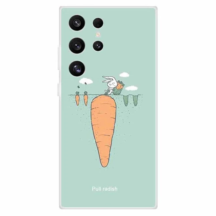 For Samsung Galaxy S24 Ultra Case Pattern Printing TPU Phone Back Cover
