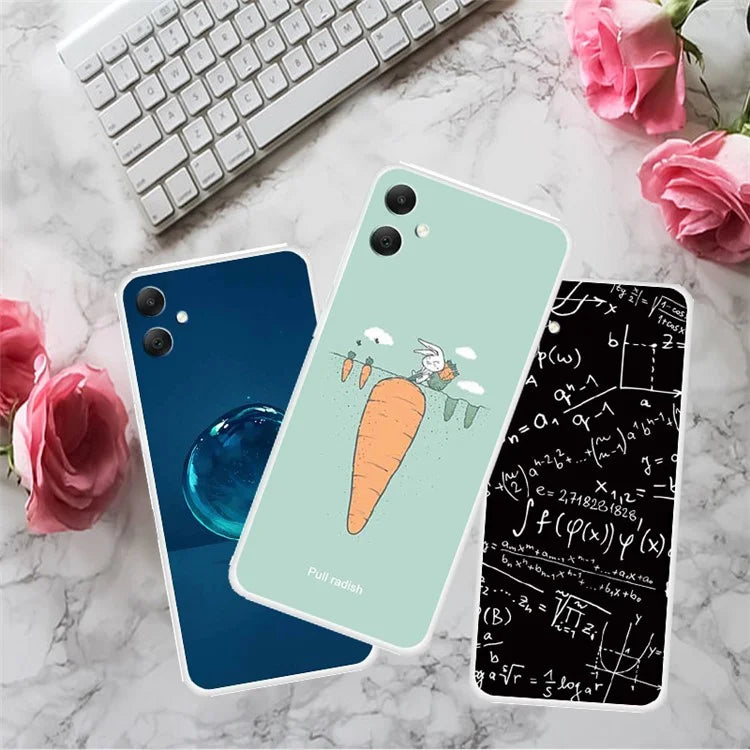For Samsung Galaxy A05 4G Phone Case Soft TPU Back Cover Pattern Printing