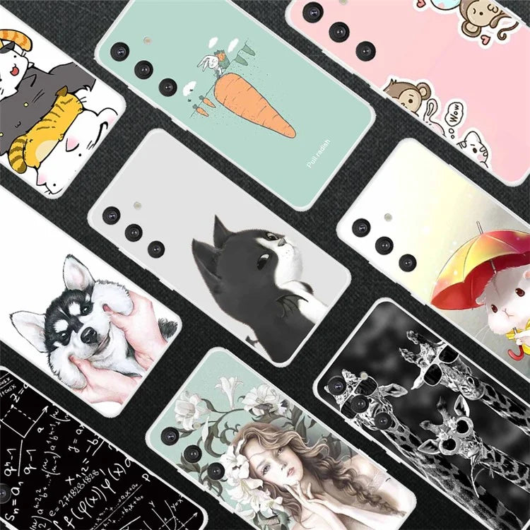 For Samsung Galaxy S24 Case Pattern Soft TPU Protective Phone Cover
