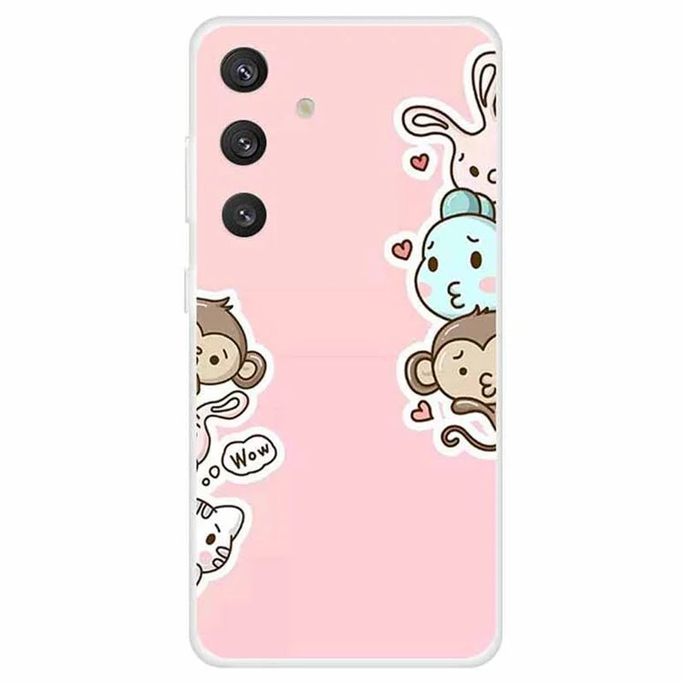 For Samsung Galaxy S24 Case Pattern Soft TPU Protective Phone Cover