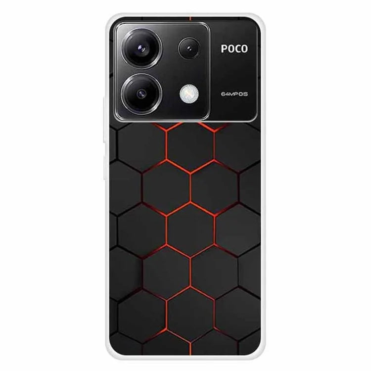 For Xiaomi Redmi Note 13 Pro 5G / Poco X6 5G Slim Case Shockproof TPU Pattern Phone Cover