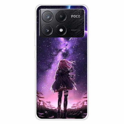 For Xiaomi Poco X6 Pro 5G / Redmi K70E 5G Case TPU Aesthetics Pattern Phone Cover