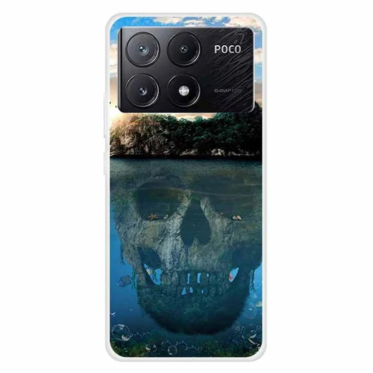 For Xiaomi Poco X6 Pro 5G / Redmi K70E 5G Case TPU Aesthetics Pattern Phone Cover