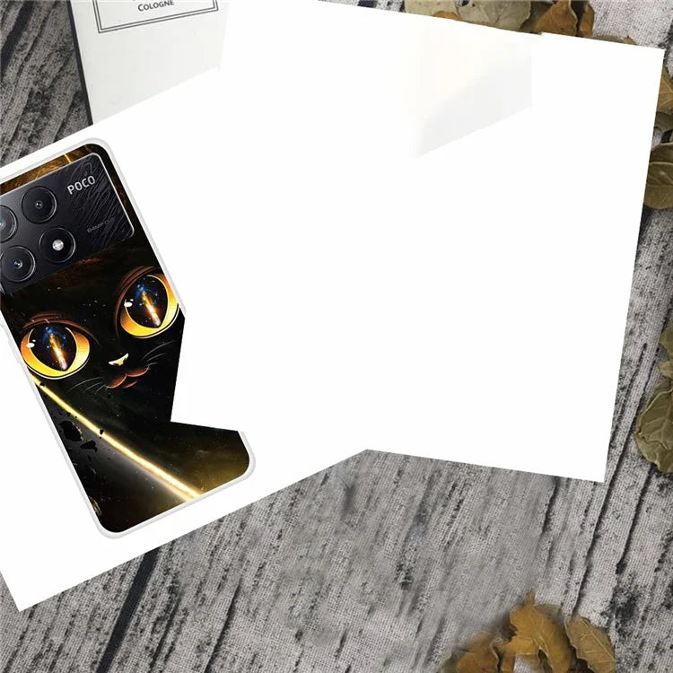 For Xiaomi Poco X6 Pro 5G / Redmi K70E 5G Case TPU Aesthetics Pattern Phone Cover