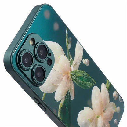 KYW Series for iPhone 14 Pro Max Case Tempered Glass Back Panel Phone Cover