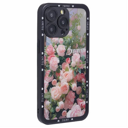 KYW Series for iPhone 14 Pro Max Case Tempered Glass Back Panel Phone Cover