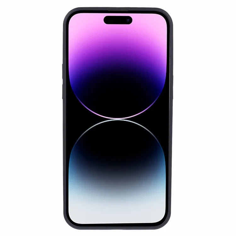 KYW Series for iPhone 14 Pro Max Case Tempered Glass Back Panel Phone Cover