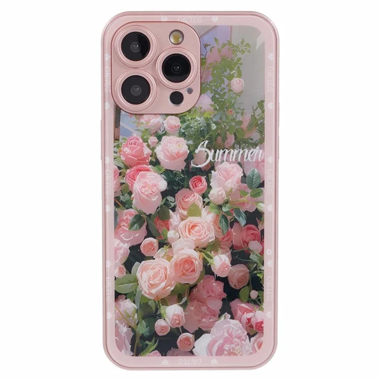 KYW Series for iPhone 14 Pro Max Case Tempered Glass Back Panel Phone Cover