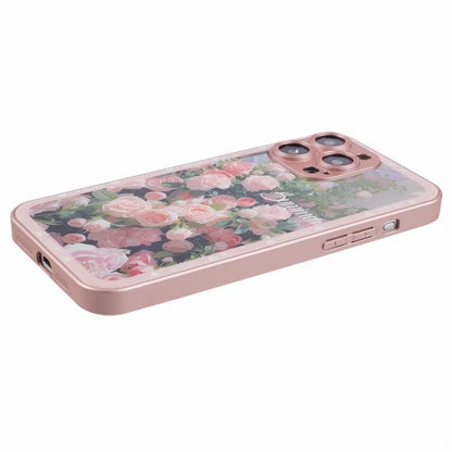KYW Series for iPhone 14 Pro Max Case Tempered Glass Back Panel Phone Cover