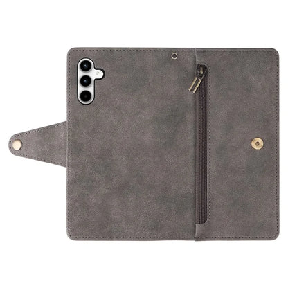 For Samsung Galaxy A35 5G Leather Case Rivet Decor Wallet Flip Phone Cover