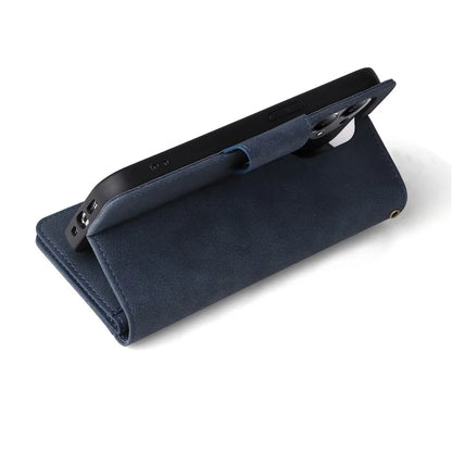 For Xiaomi Redmi Note 13 Pro 4G / Poco M6 Pro 4G Case Leather Wallet Phone Cover Rivet Decor