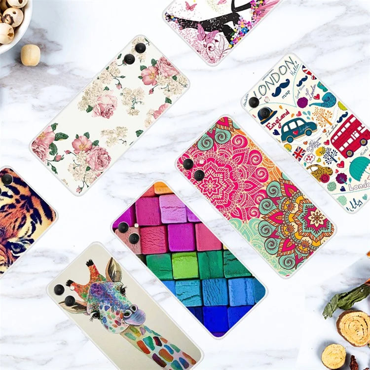 For Samsung Galaxy A05 4G TPU Case Pattern Printing Mobile Phone Back Cover