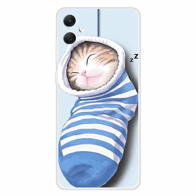 For Samsung Galaxy A05 4G TPU Case Pattern Printing Mobile Phone Back Cover
