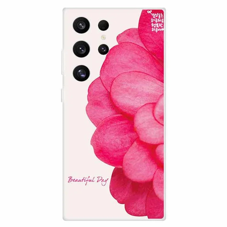 For Samsung Galaxy S24 Ultra Case Soft TPU Pattern Printing Phone Cover
