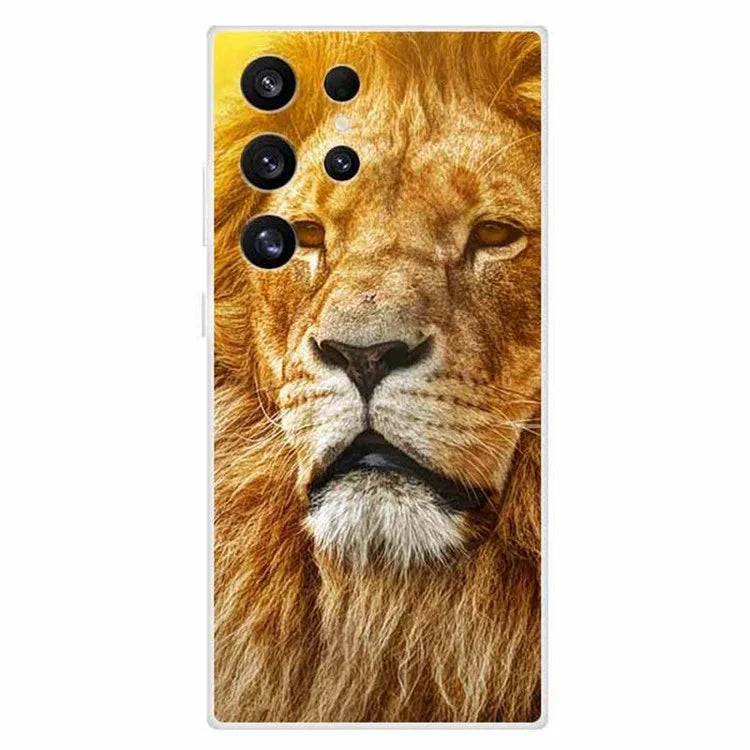 For Samsung Galaxy S24 Ultra Case Soft TPU Pattern Printing Phone Cover