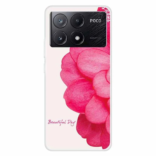 For Xiaomi Poco X6 Pro 5G / Redmi K70E 5G Case Slim-Fit TPU Pattern Printing Back Phone Cover