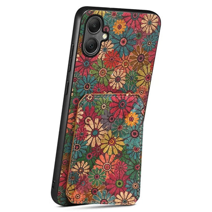 For Samsung Galaxy A05 4G Leather Case Kickstand Card Slot Phone Cover