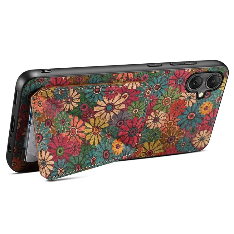 For Samsung Galaxy A05 4G Leather Case Kickstand Card Slot Phone Cover