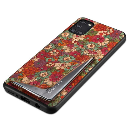 For Samsung Galaxy A31 Cell Phone Case Kickstand Leather Drop Protection Cover