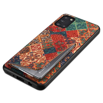 For Samsung Galaxy A31 Cell Phone Case Kickstand Leather Drop Protection Cover