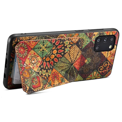For Samsung Galaxy A31 Cell Phone Case Kickstand Leather Drop Protection Cover