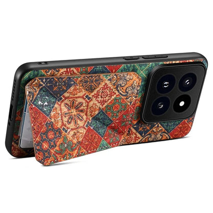 For Xiaomi 14 Pro Cell Phone Case Kickstand Card Holder Leather Drop Protection Cover