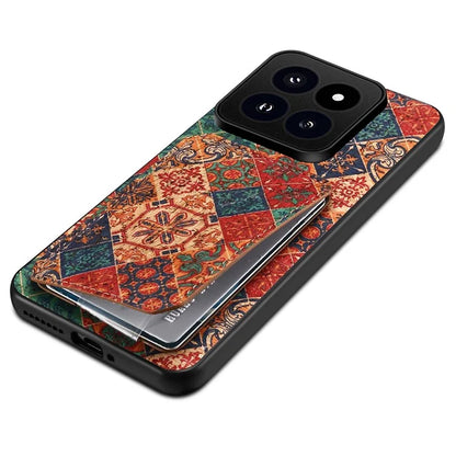 For Xiaomi 14 Pro Cell Phone Case Kickstand Card Holder Leather Drop Protection Cover