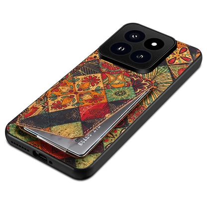 For Xiaomi 14 Pro Cell Phone Case Kickstand Card Holder Leather Drop Protection Cover