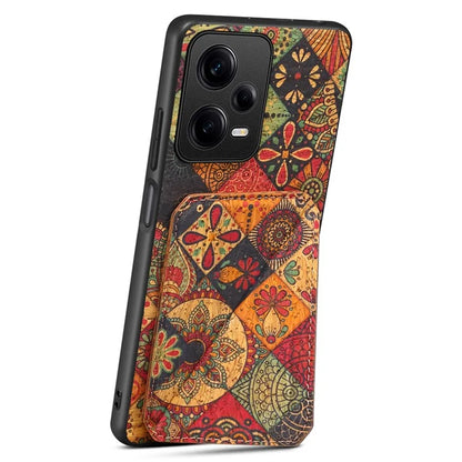 For Xiaomi Redmi Note 12 Pro 5G Leather Case Card Holder Shockproof Phone Back Cover