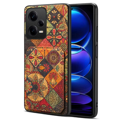 For Xiaomi Redmi Note 12 Pro 5G Leather Case Card Holder Shockproof Phone Back Cover
