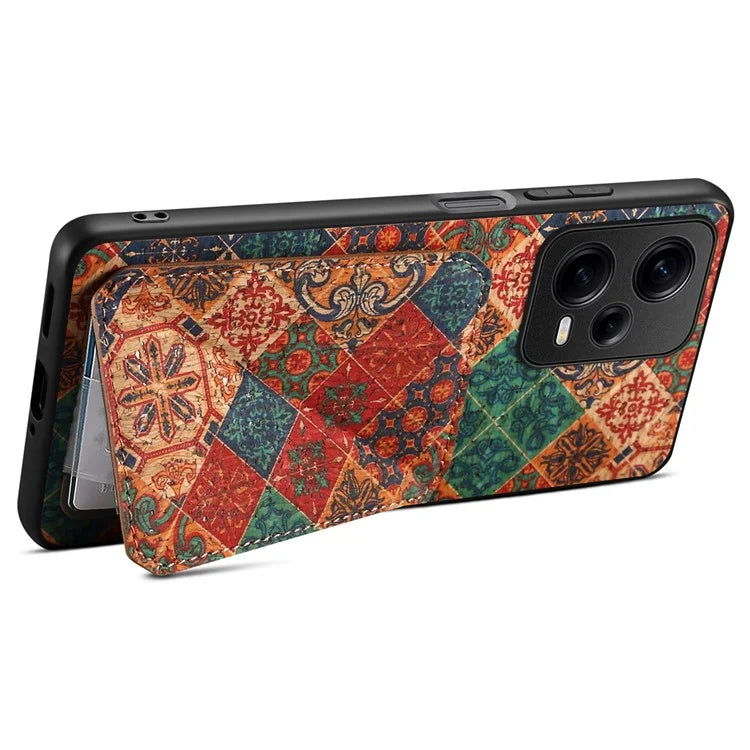 For Xiaomi Redmi Note 12 Pro 5G Leather Case Card Holder Shockproof Phone Back Cover