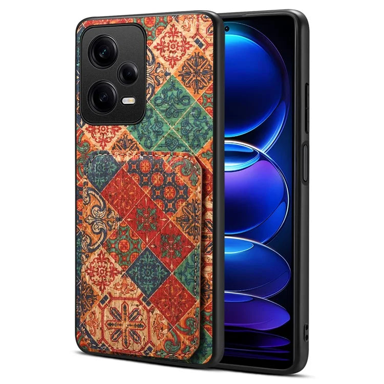 For Xiaomi Redmi Note 12 Pro 5G Leather Case Card Holder Shockproof Phone Back Cover