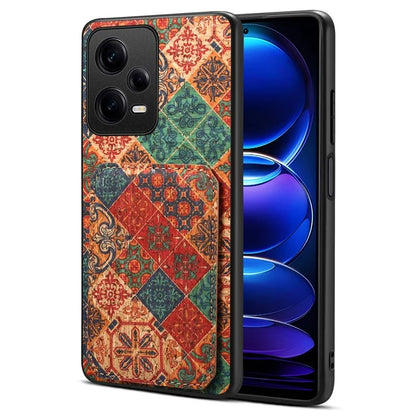 For Xiaomi Redmi Note 12 Pro 5G Leather Case Card Holder Shockproof Phone Back Cover
