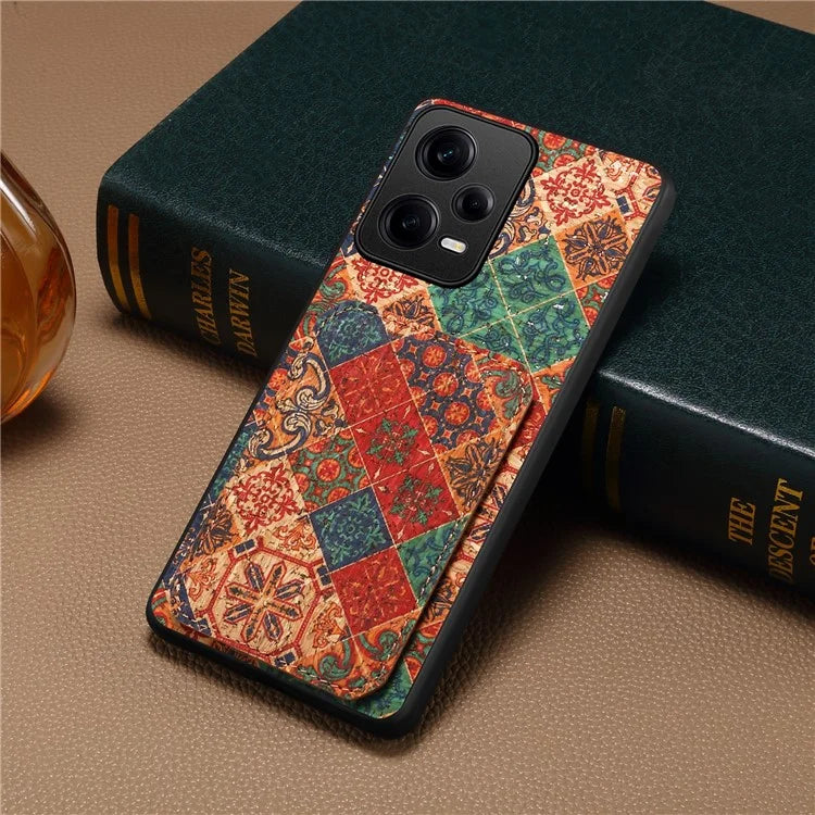 For Xiaomi Redmi Note 12 Pro 5G Leather Case Card Holder Shockproof Phone Back Cover