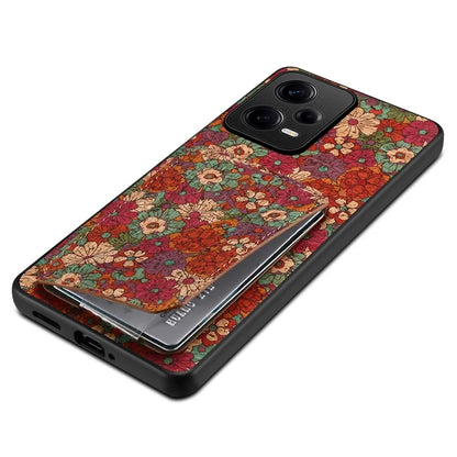 For Xiaomi Redmi Note 12 Pro 5G Leather Case Card Holder Shockproof Phone Back Cover