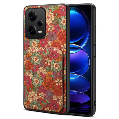 For Xiaomi Redmi Note 12 Pro 5G Leather Case Card Holder Shockproof Phone Back Cover