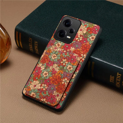 For Xiaomi Redmi Note 12 Pro 5G Leather Case Card Holder Shockproof Phone Back Cover