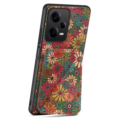 For Xiaomi Redmi Note 12 Pro 5G Leather Case Card Holder Shockproof Phone Back Cover