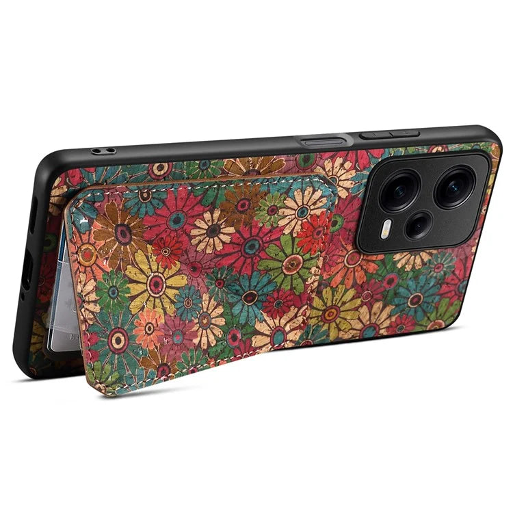 For Xiaomi Redmi Note 12 Pro 5G Leather Case Card Holder Shockproof Phone Back Cover