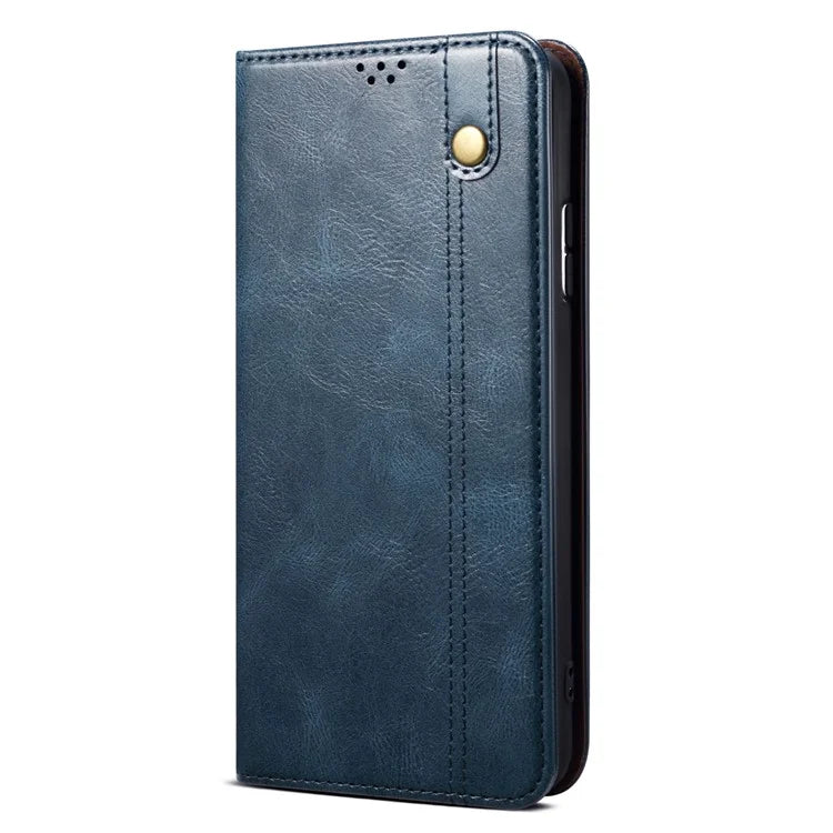 For Oppo Reno11 F 5G / F25 Pro 5G Case Waxy Crazy Horse Texture Card Holder Phone Cover