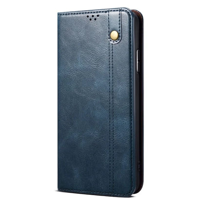 For Oppo Reno11 F 5G / F25 Pro 5G Case Waxy Crazy Horse Texture Card Holder Phone Cover