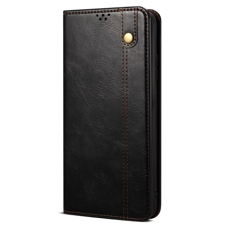 For Oppo Reno11 F 5G / F25 Pro 5G Case Waxy Crazy Horse Texture Card Holder Phone Cover